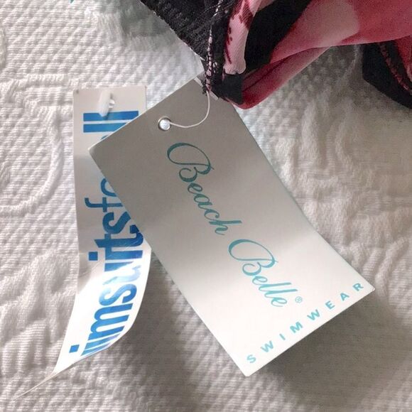 Beach Belle Honolulu Pink One Piece Swimsuit NEW - Picture 11 of 13